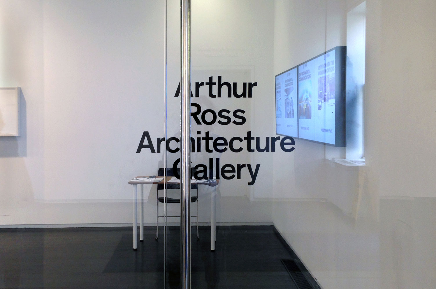Arthur Ross Architecture Gallery identity  - MTWTF