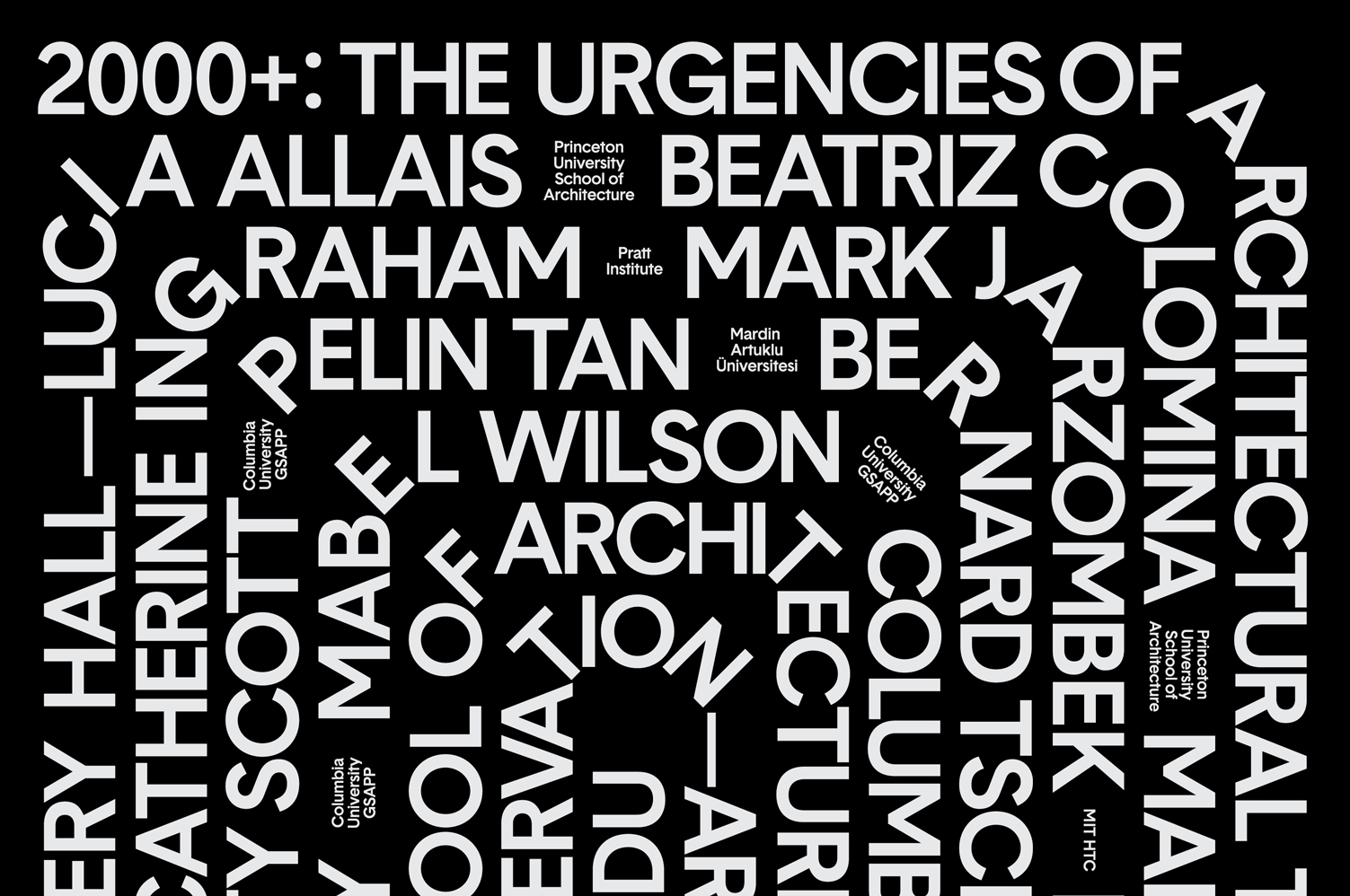 2000+: Urgencies of Architectural Theory Conference  - MTWTF