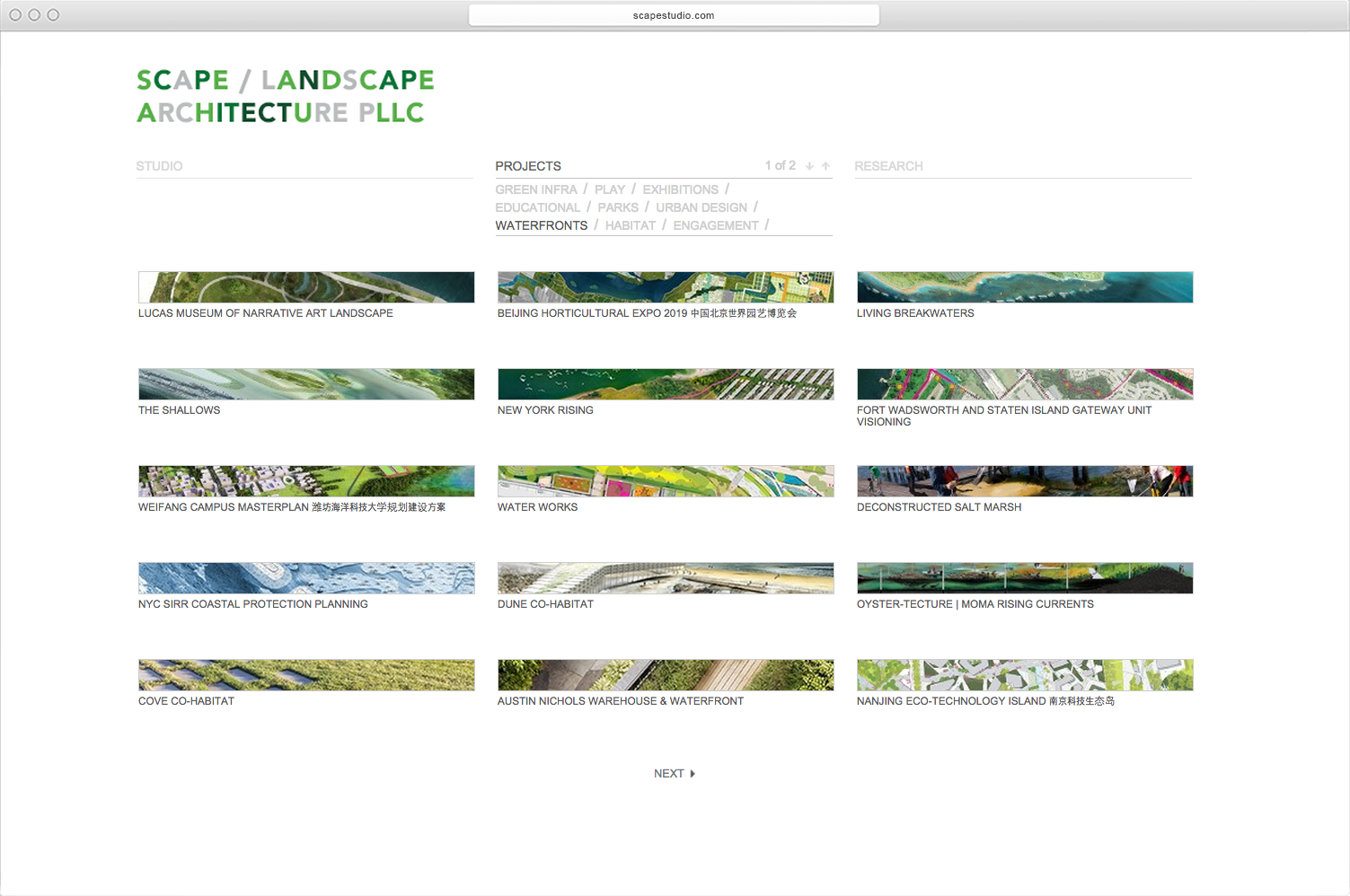 SCAPE / Landscape Architecture, PLLC  - MTWTF